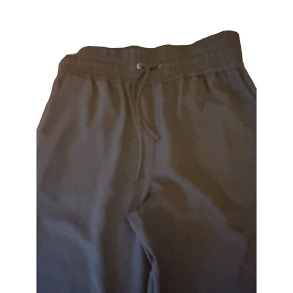 Ganni Black Wide Leg Elastic Wasit Black Pants Polyester Crepe Size 38 (US 6) - Picture 5 of 8